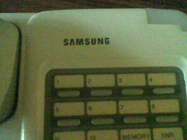 Кнопочный стационарный телефон Samsung (Корея)