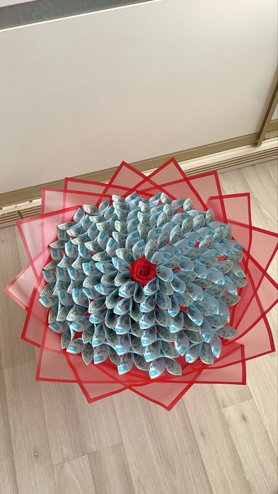 Денежные букеты на заказ! Можем собрать букет любой сложности и суммы!