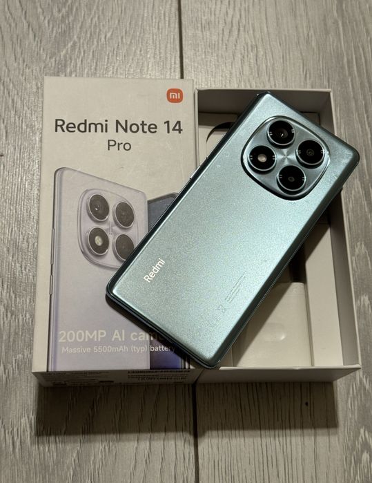 Redmi Note 14 Pro 256 gb

Ram 12 200 MP camera 

Состояние идеальная