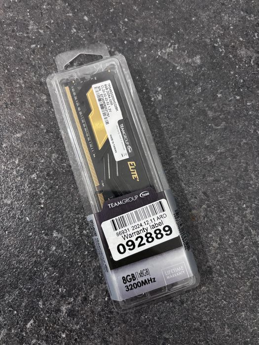 ram pc 8gb 3200Mhz, nou, sigilat