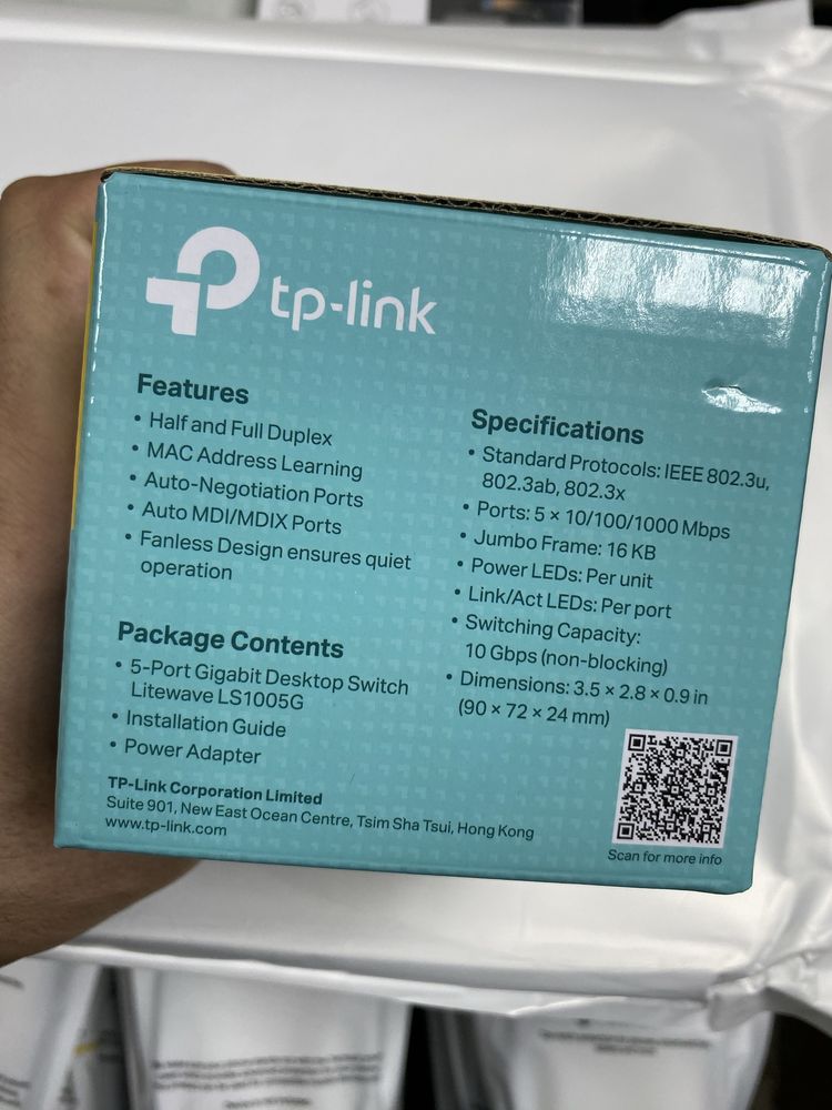 TP-Link LS1005G - 5-портов гигабитов суич (switch)