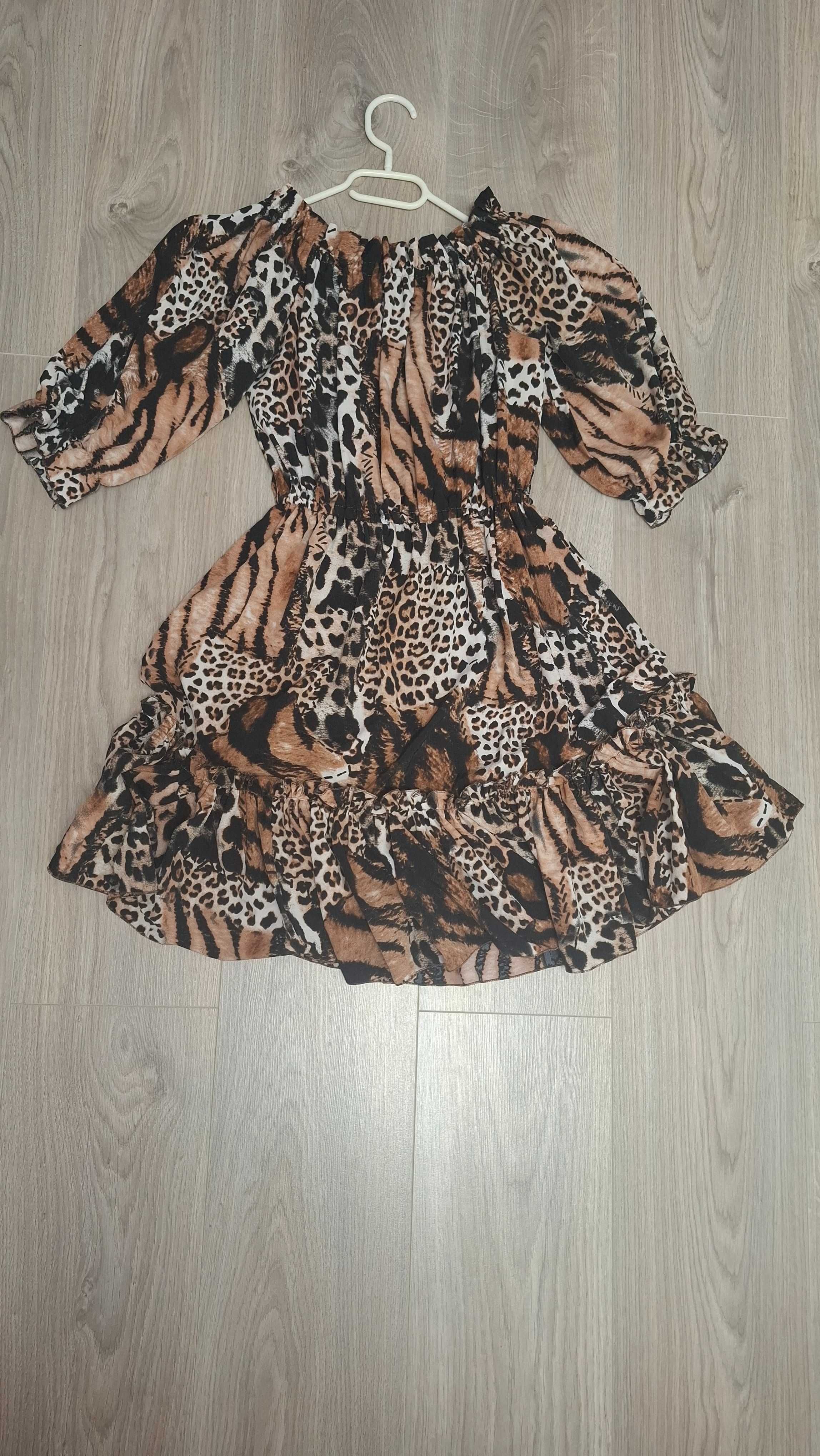Rochie eleganta animal print