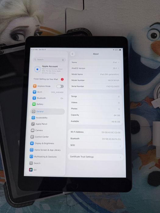 Ipad 9 64 Gb husa + incarcator bat 100%