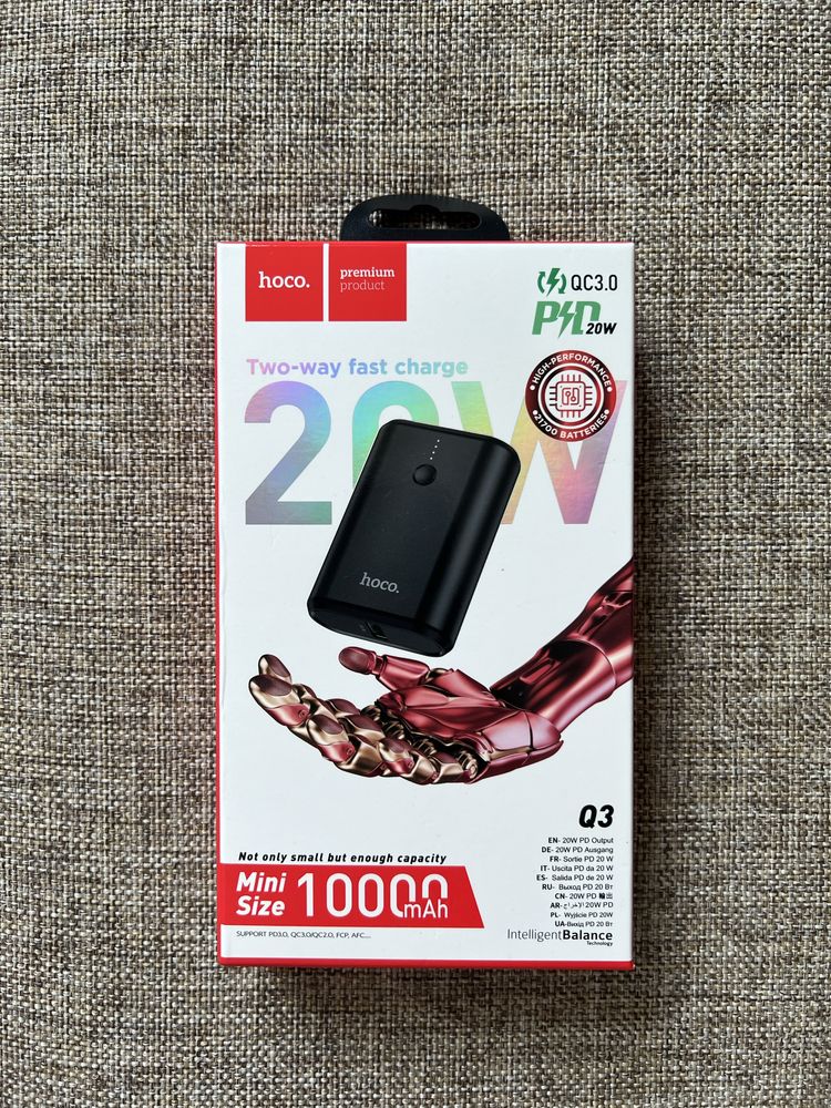 Powerbank Hoco быстрая зарядка Type-C 10 000 MaH