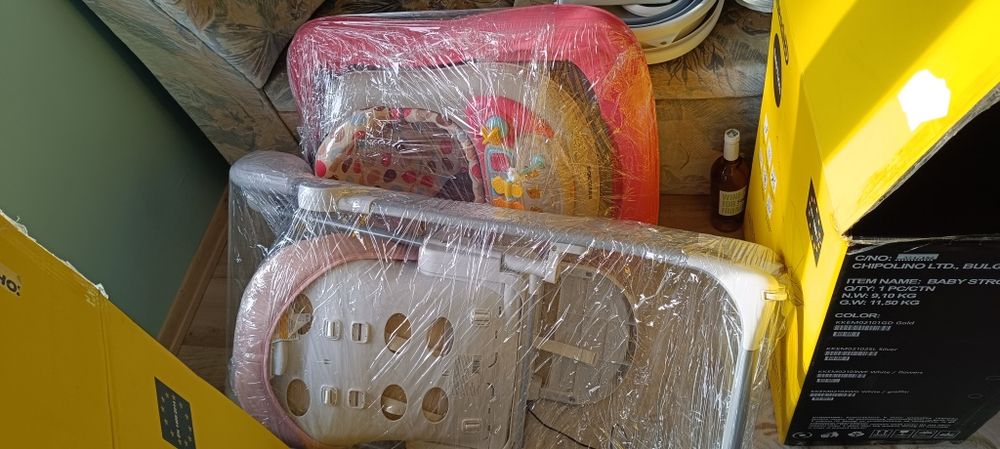 Детска количка 3в1, Столче за хранене, Проходилка