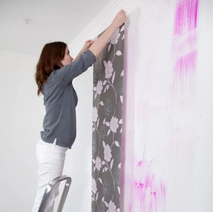 Обои, галтели,плинтус,кафель,кварцвинил