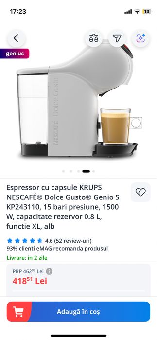 Expresor Dolce Gusto