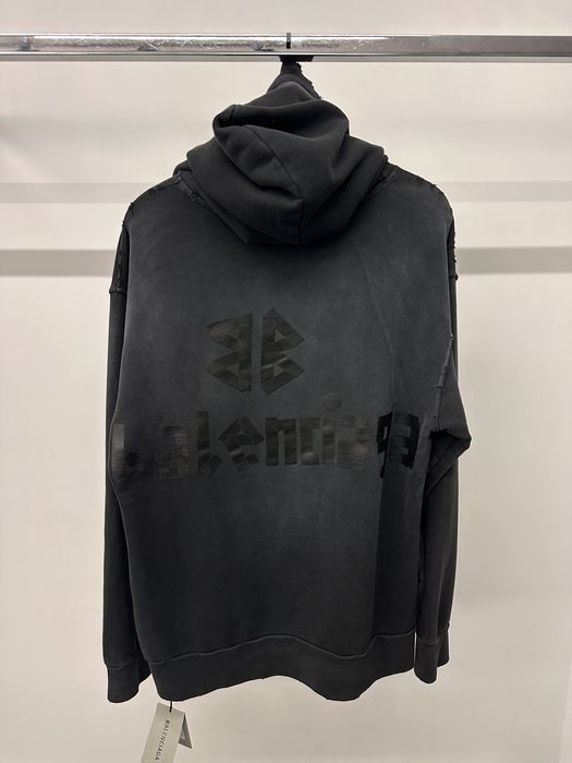 Hanorac B.alenciag.a bumbac 100%