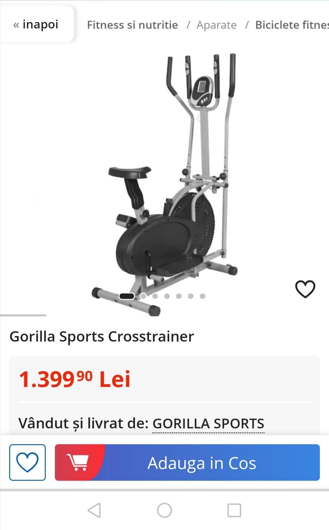Gorilla Sports Crosstrainer