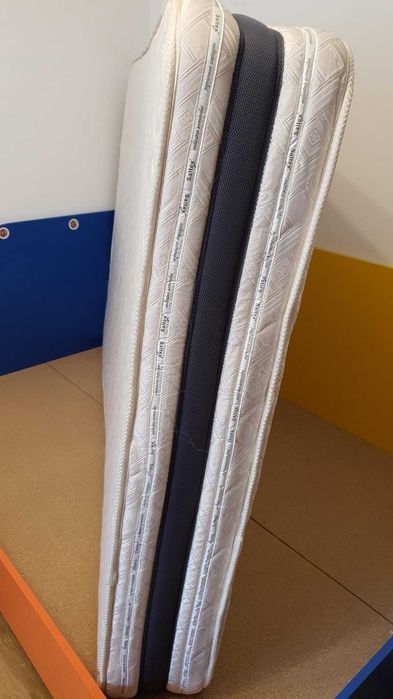 Pat cu saltea Saltex 130*190