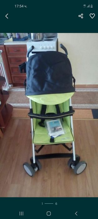 Намалям-Детска количка ХАУК с огромен сенник и чувалче за крачетата