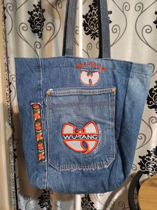 Wu-Tang Clan denim tote bag