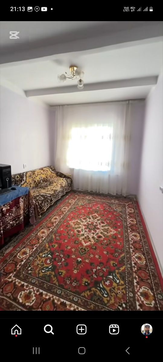 СРОЧНО ПРОДАЁТСЯ 3 ком КВАРТИРА  на 3 ем этаже ариентир АЭРАПОРТ