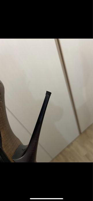 Vand cizme din piele neagra,inalte