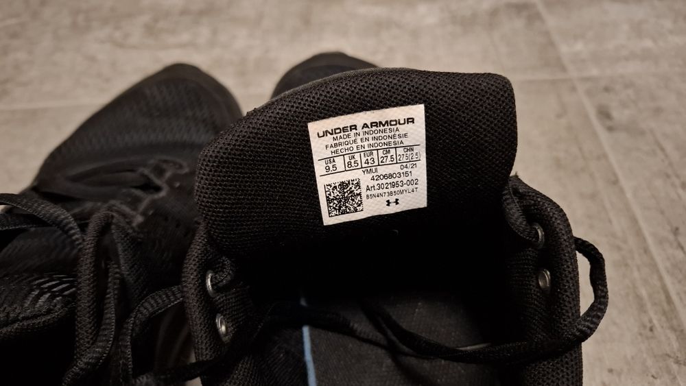 Мъжки маратонки Under Armour 43 номер (27,5 см)