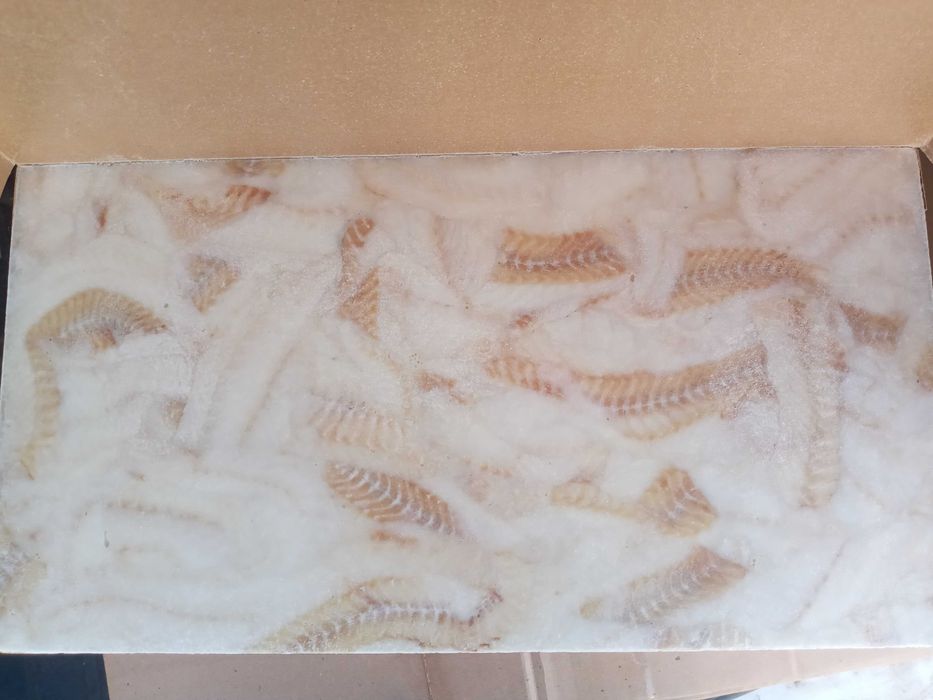 Филе минтая. Ящик 22.5 кг. Три пласта по 7.5 кг. Россия