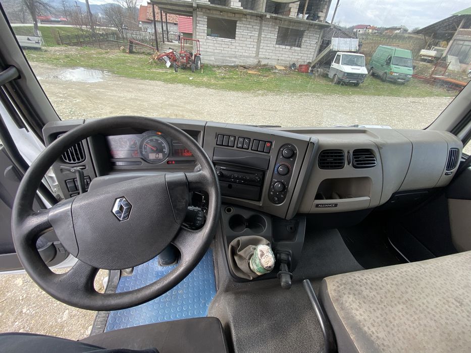 Renault Midlum 220DXI 2010 Eur5 10T basculabil macara 5.5T Italia