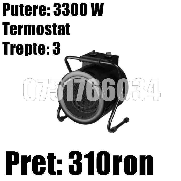 Aeroterma Radiator Suflanta Electrica Caldura Incalzire Aer Cald GPL