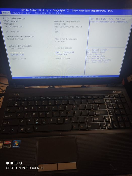 Placa de baza Asus X53U X53B X53T K53U K53B K53T A53U - stare perfecta