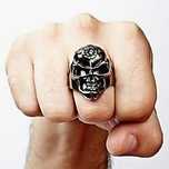 Inel craniu New Rock made in Spain