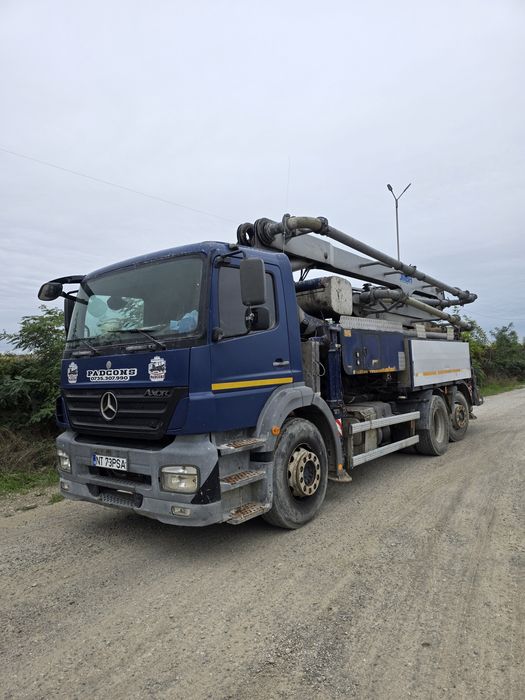 Autobetoniera Man si Pompa Beton Mercedes