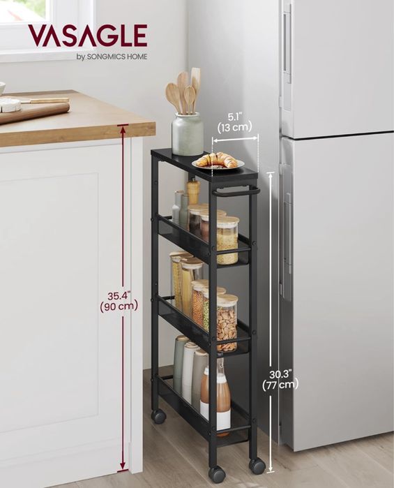 4-етажна количка за тесни пространства