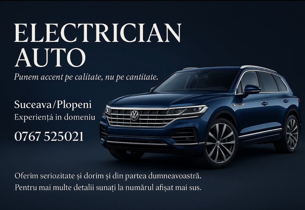 Electrician auto Plopeni/Suceava