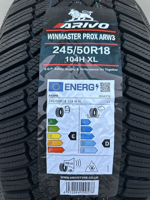 Нови зимни гуми ARIVO ARW 3 245/50R18 104H XL НОВ DOT БОРД 2455018