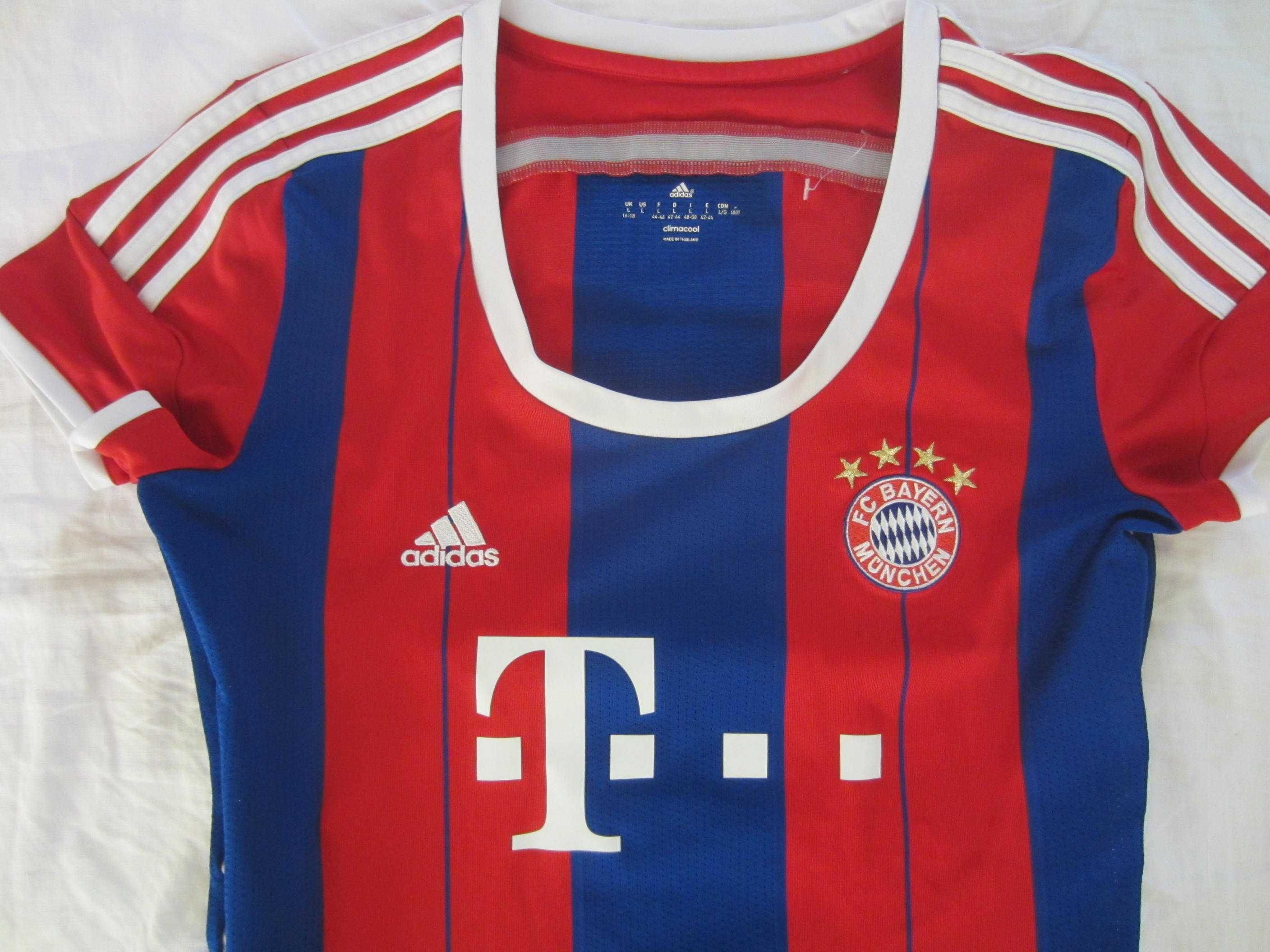 Tricou dama Bayern Munchen, masura L, Adidas Climacool , stare f. buna