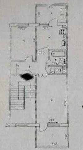 Продается квартира 3/4/5