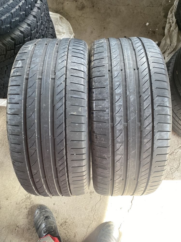 Пара Летние Шины 255/45/18 255/45R18 Continetal.