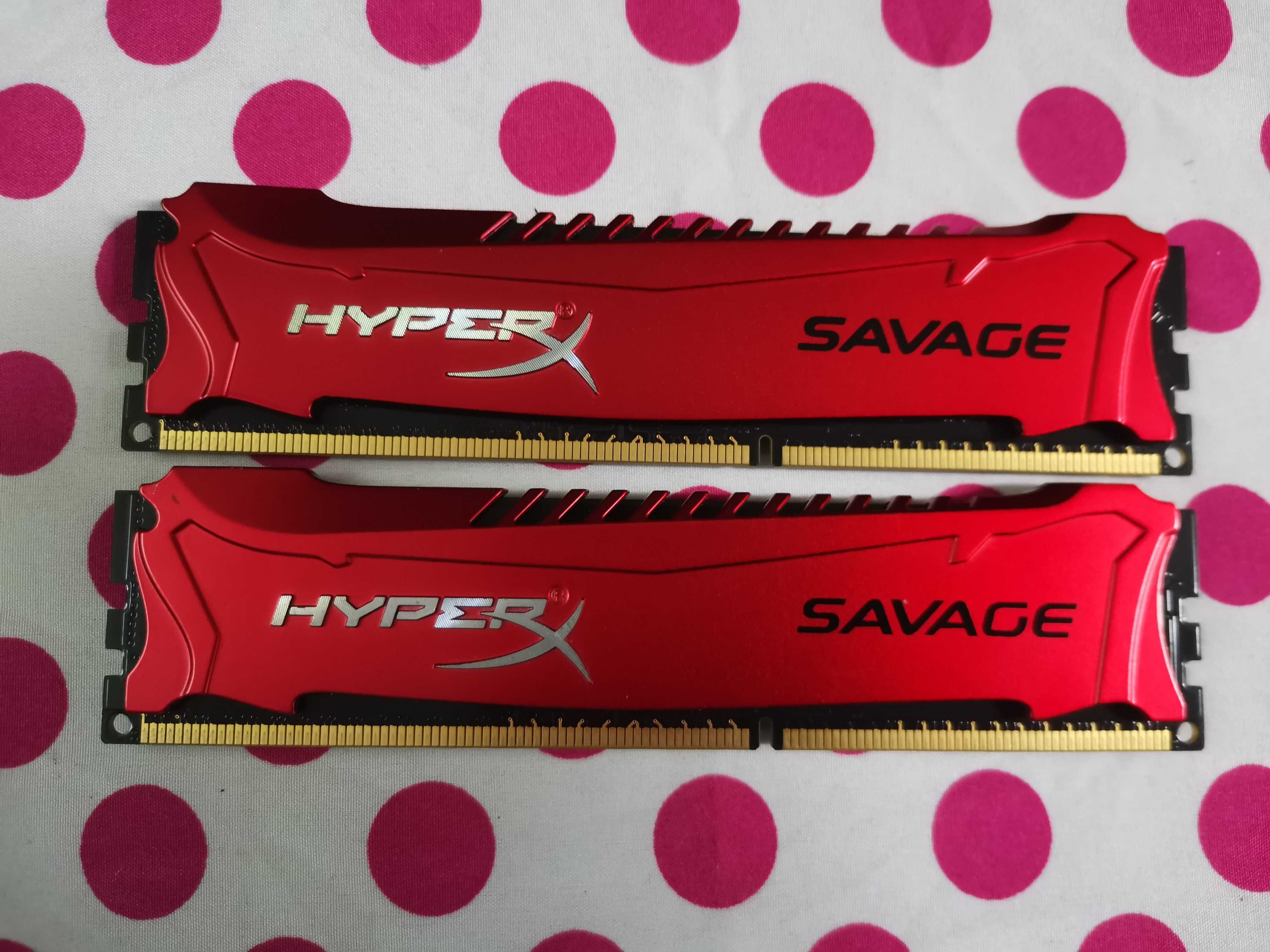 Kit Dual Channel Memorie Ram HyperX Savage 8 GB (2 X 4 GB) 2400Mhz.