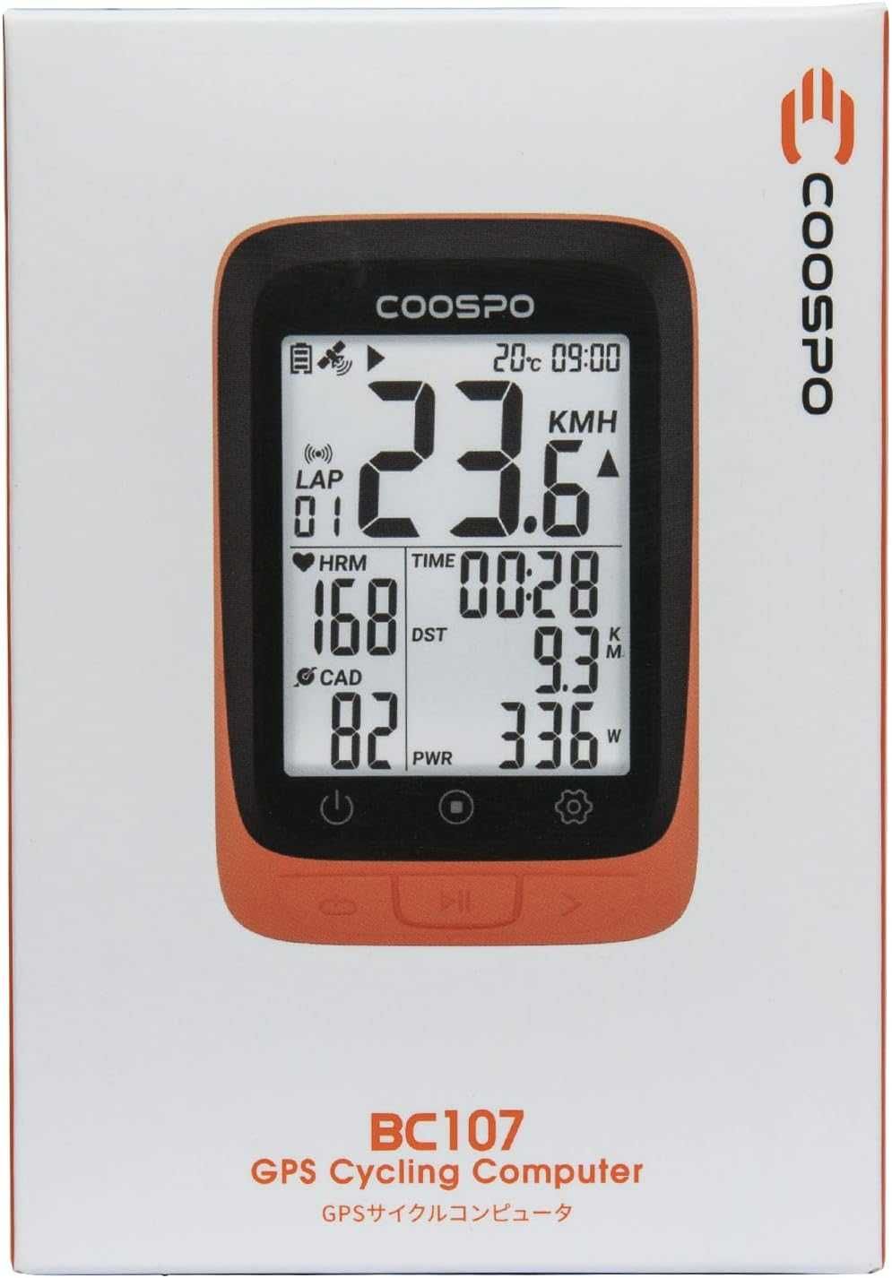 Coospo GPS вело- компютър с Bluetooth/ANT+