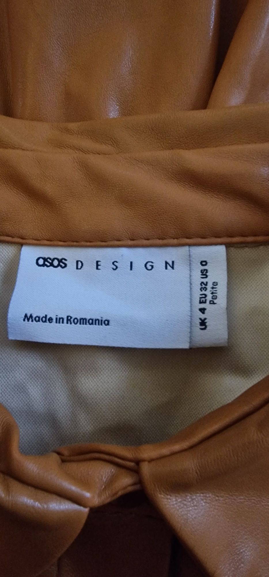 Salopetă Imitație Piele ASOS