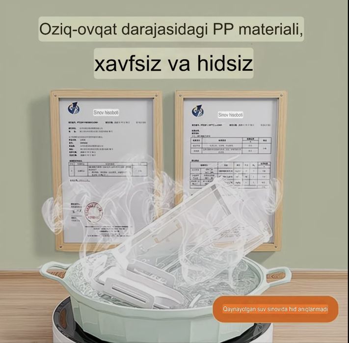 100% kafolatlangan yuqori sifatli oshxona anjomlari!