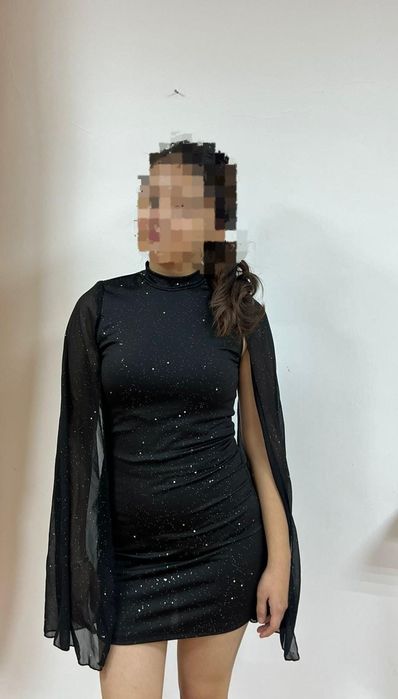 вечерный платье  черный