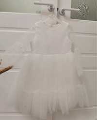 Продам белое детское платье