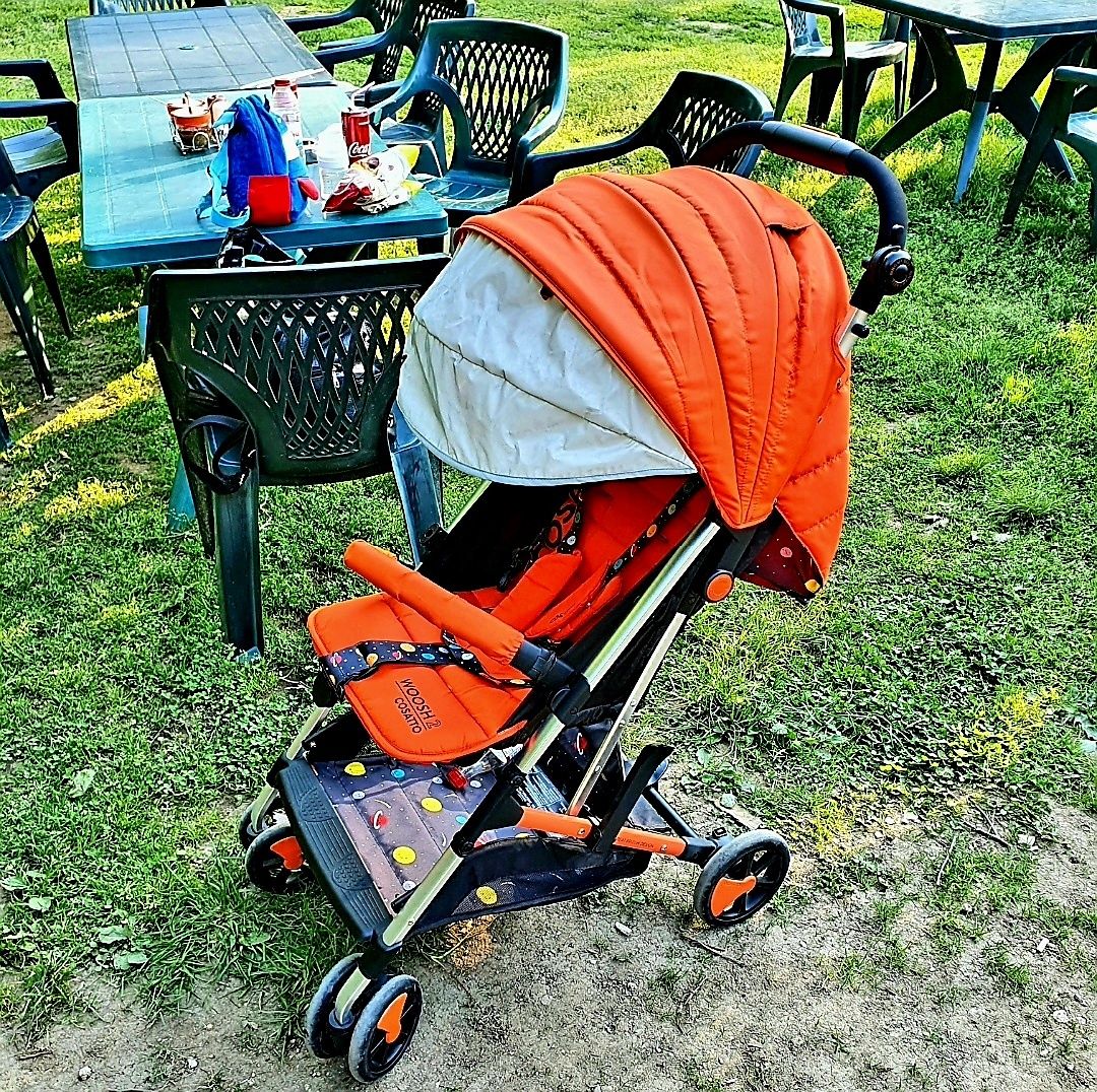 Детска  количка   ,комбинирана .Оранжева .. Cosatto - Woosh  и човалче