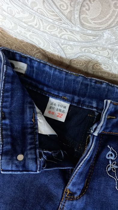 Зимние джинсы для девочки 3-4 года