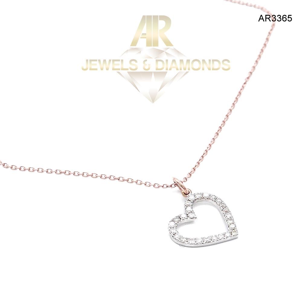 Colier Aur 14 K cu diamante model nou ARJEWELS (AR3365)