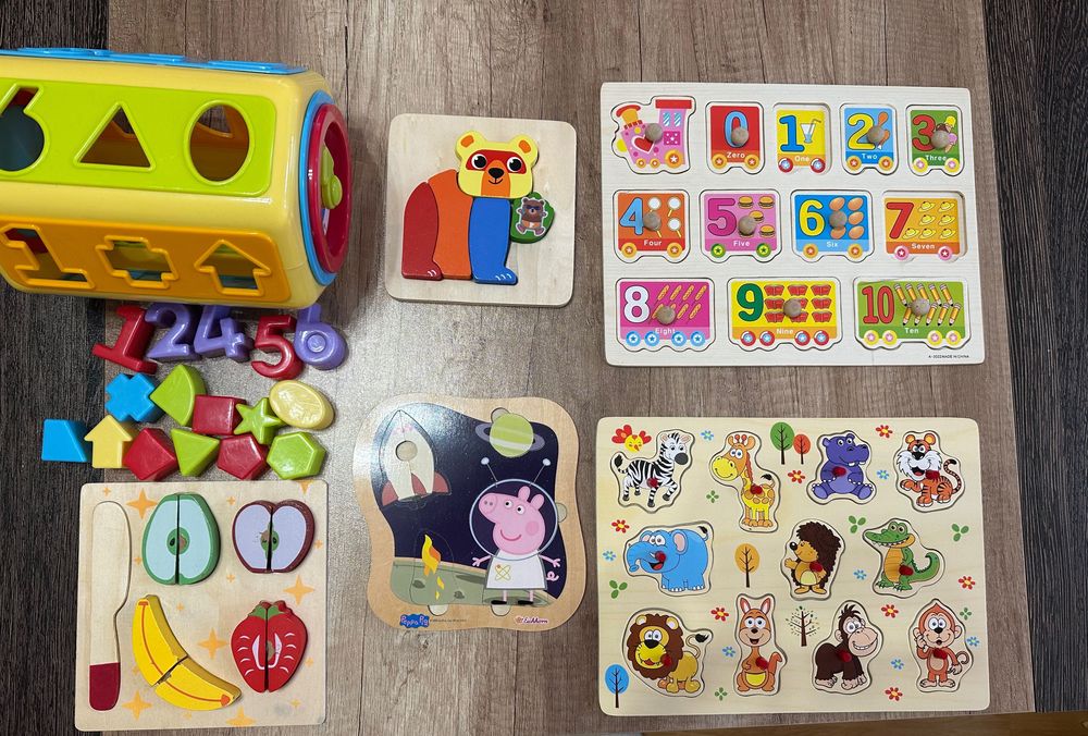 Дървени играчки за редене