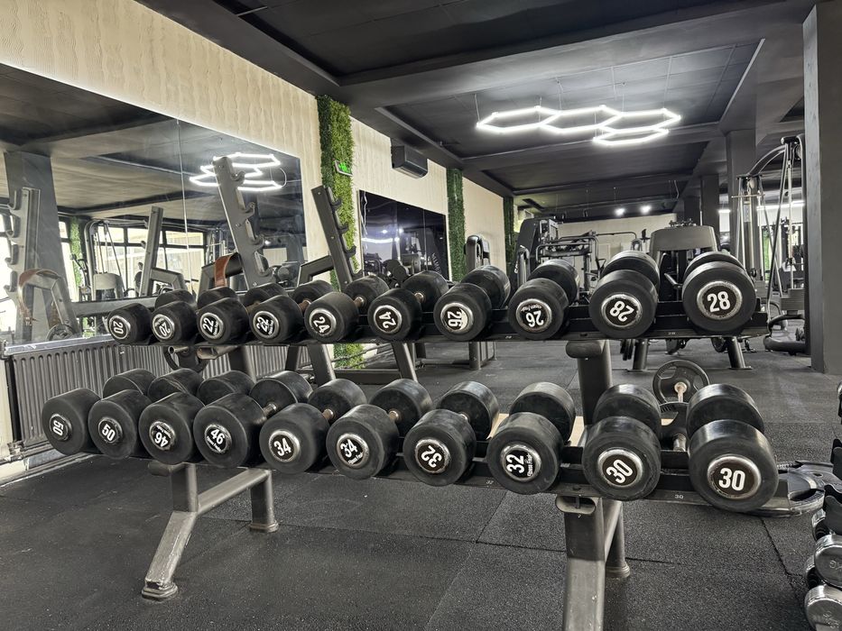 Set gantere fitness Hammer strength si gipara