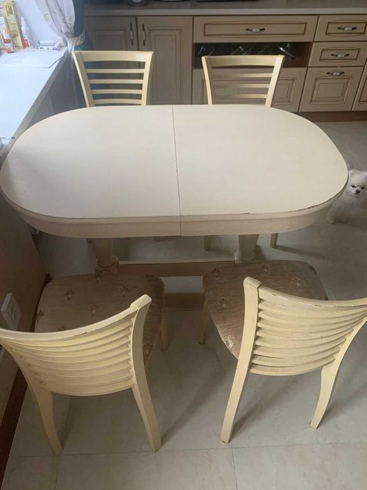 Продам стол и стулья(комплект).