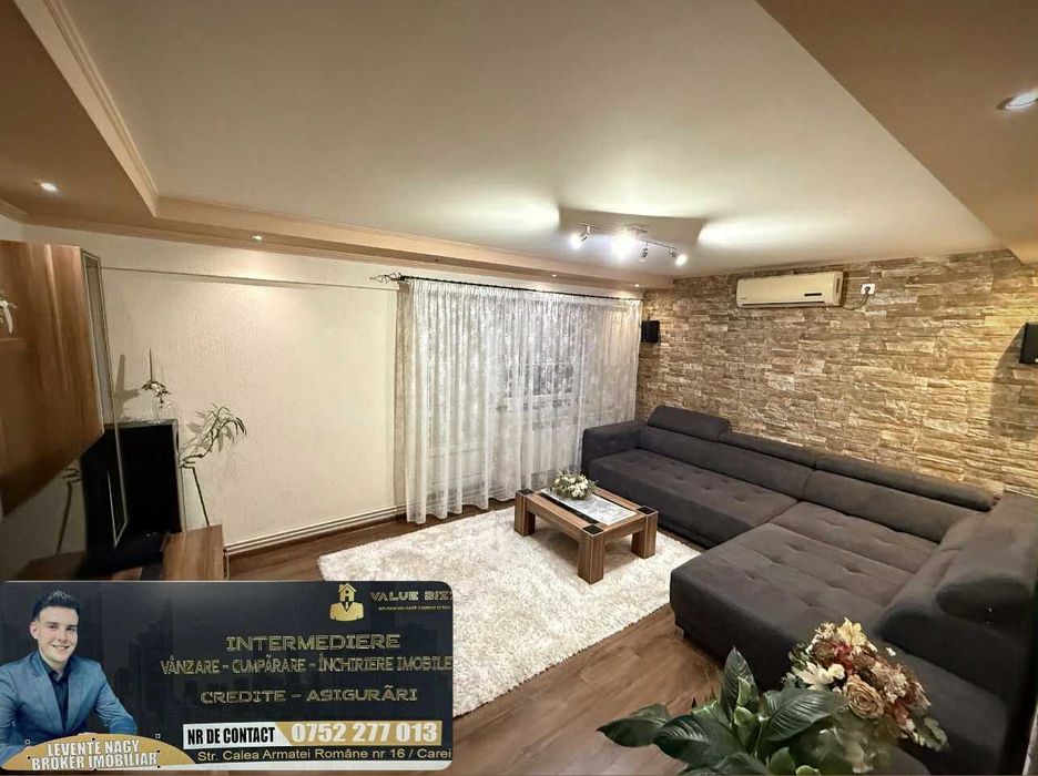 Apartament ultralux, situat în inima orașului Carei (MV2), etajul 1