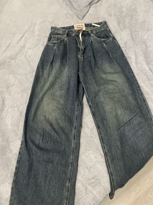 Джинсы широкого фасона размер S/M (42-44)