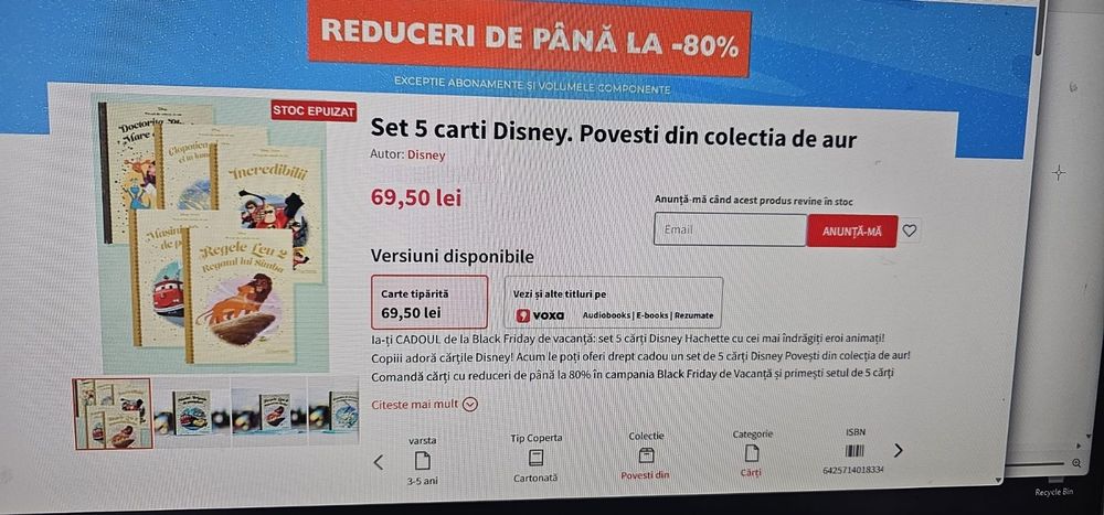 Carti - Colectia de Aur - Disney