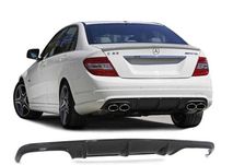 Дифузьор/Добавка за задна броня за Мерцедес / Mercedes w204 ПРЕДИ ФЕЙС