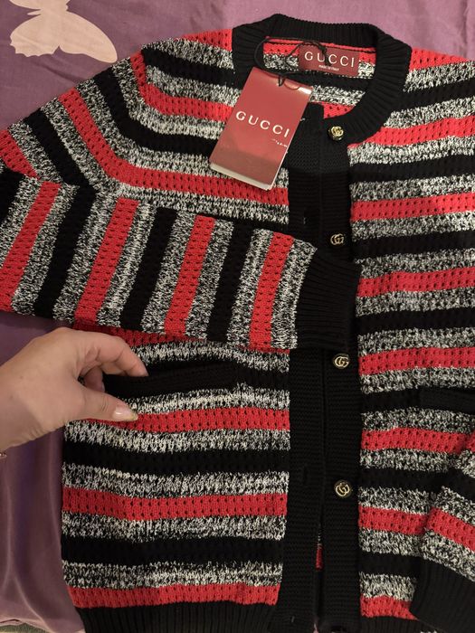 Gucci Striped cardigan, Гучи жилетка