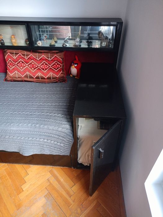 Ретро Креват със скрин и матрак 80/190