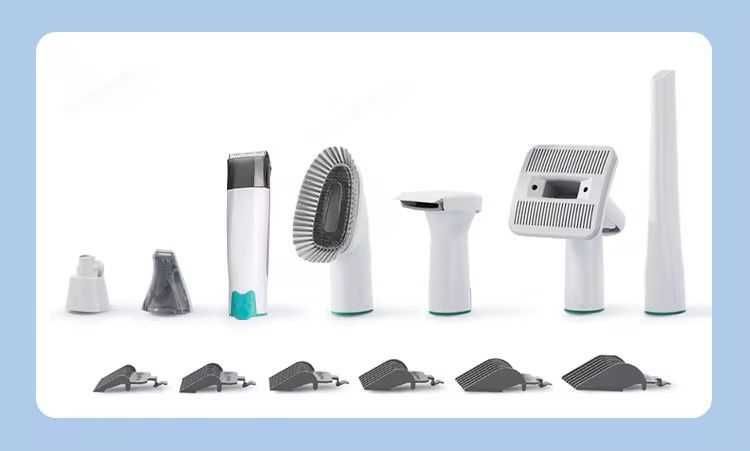 Masina de tuns animale 7 în 1 cu aspirator, WAINER DC03